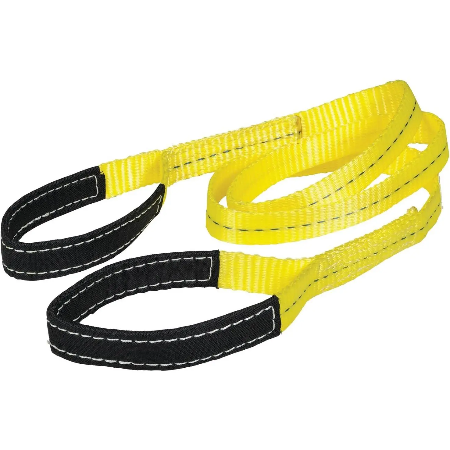Keeper 02604 6' x 1" 1-Ply Lift Sling, Class 7 Rating, Hi-Test Webbing, Loop Ends, Wear Guards for Lifting Tasks