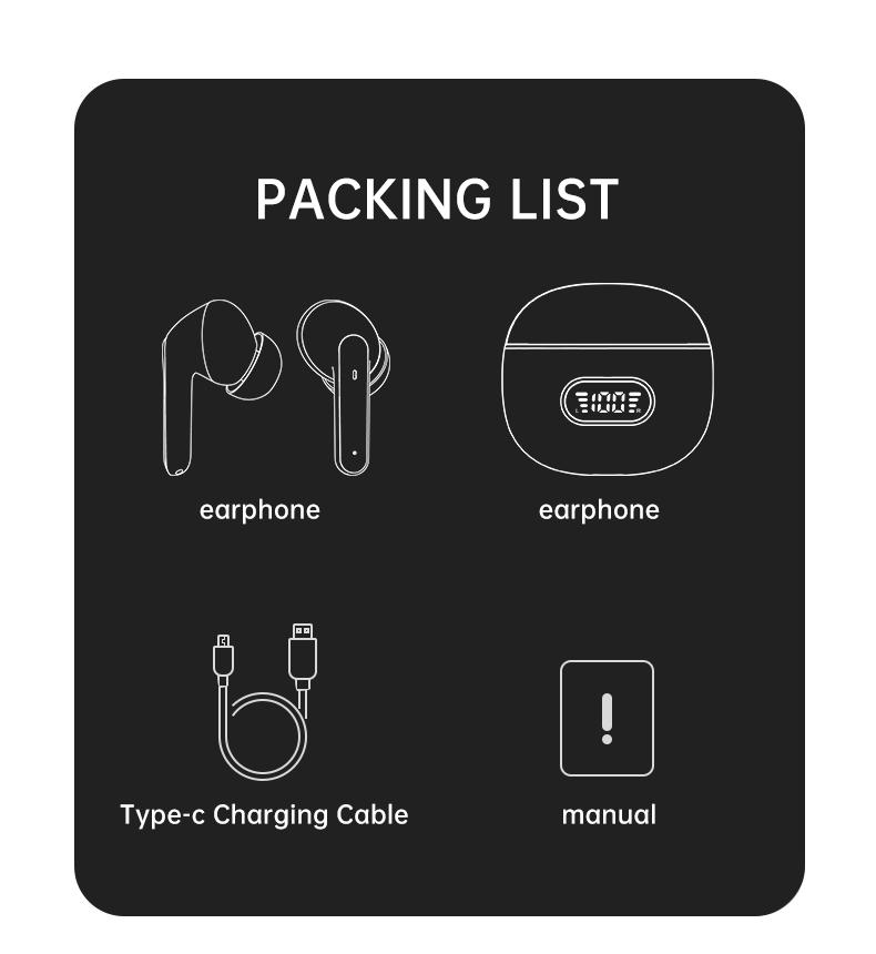 Wireless High-Fidelity Stereo Earphones with Screen Active Noise Cancelling Headphones earbuds comfort earbuds sale gym headphones ipx5 waterproof earbuds Wireless High-Fidelity Stereo Earphones with Screen Active Noise Cancelling Headphones earbuds comfort earbuds sale gym headphones ipx5 waterproof earbuds