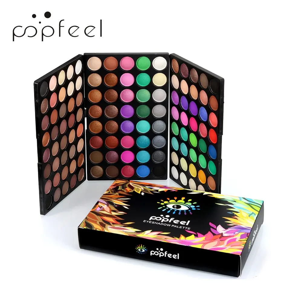 Professional 120-Color Eyeshadow Palette Set, Highly Pigmented Palette, Multicolor Cosmetic Eyeshadow, Beauty Eyeshadows for Stage Makeup, Ideal for Beginners and Girls, Perfect Gift for Women, Eye Shadow Palettes