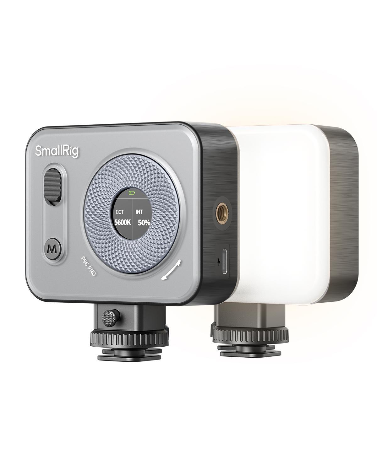 SmallRig P96 LED Mini Ring Light, Video Light,96 LED beads for Photography Video Lighting, Rechargeable 2200mA CRI 95 + 2700-6500K w 3 cold shoes Christmas gifts Portable Camera Accessories Videography Equipment Vlogging Kit SmallRig P96 LED Mini Ring Light, Video Light,96 LED beads for Photography Video Lighting, Rechargeable 2200mA CRI 95 + 2700-6500K w 3 cold shoes Christmas gifts Portable Camera Accessories Videography Equipment Vlogging Kit