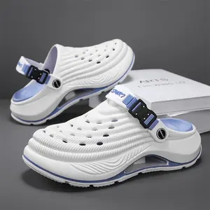 Ubetif Summer Women's Clogs Outdoor Thick Sole Non-Slip Odor Resistant Durable Quick Drying Soft Beach Sandals