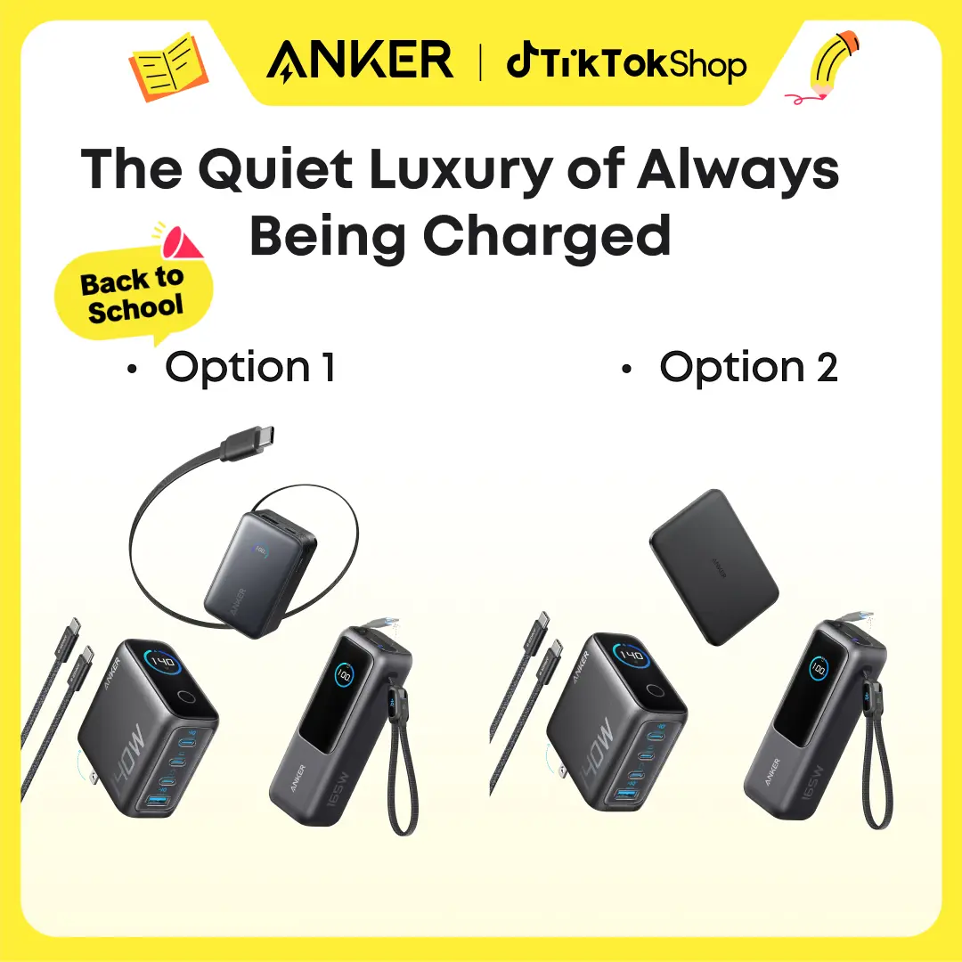 Anker 3-in-1 Ultimate Charging Bundle (Multi-Options) | 165W 25,000mAh Laptop Power Bank + 140W 4-Port/45w Smart Display Charger + 5K/10K mAh Power Bank | All-in-One Kit for iPhone, MacBook, Samsung; Anker Bundle