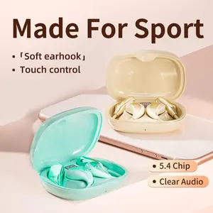 INSONIXN  Wireless Bluetooth 5.4 Earbuds with Touch Control, IPX5 Waterproof, 48H Playtime, Stereo Sound, Soft Earhook, USB-C Charging, Ideal for Sports Running & Driving High Quality Headphones Rubber Chargeable Audio