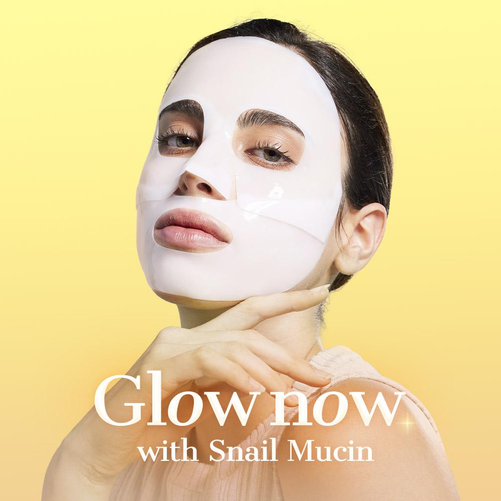 [COSRX Official] Hydrogel Glow Therapy (3x3x3) | Peptide Hydrogel Mask, Snail Mucin Hydrogel Mask, Alpha-Arbutin Hydrogel Mask, Brighten, Lift, Firm and Soothe