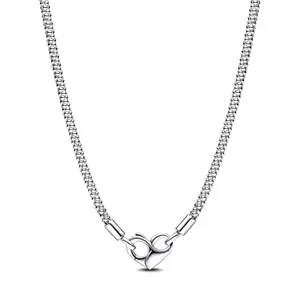 Exquisite Unlimited Love Heart Studded Charm Necklace & Bracelet