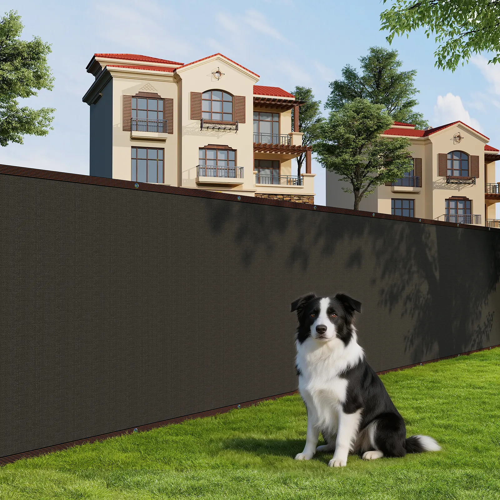 Outdoor HDPE Garden Privacy Screen 170-180 GSM, Breathable Shade Cloth UV Resistant Privacy Netting Easy Installation for Fence Pergola Pool Backyard, Outdoor Sun Shades For Patio, Patio Shade Outdoor