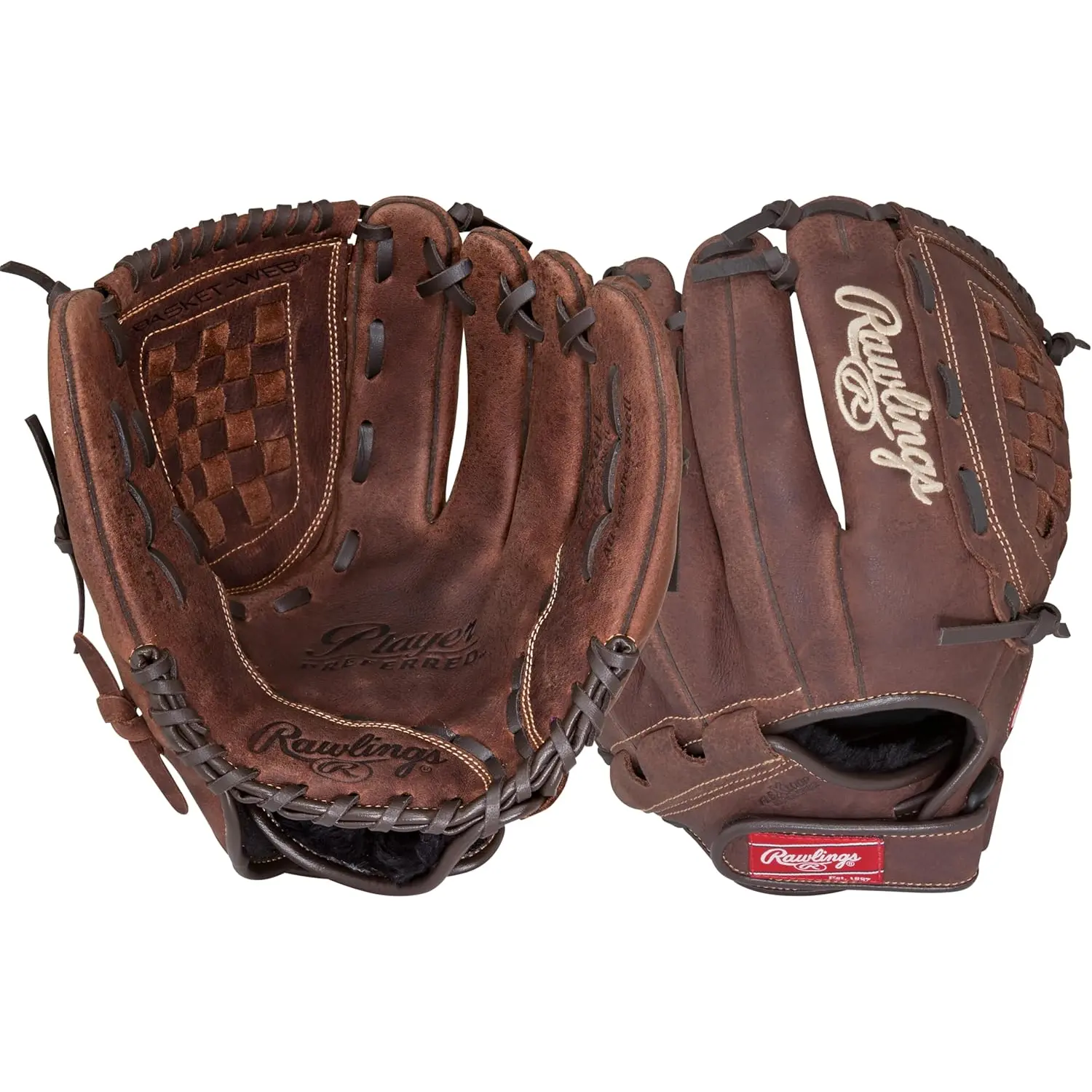 Rawlings | Player Preferred Adult Ball Glove | Baseball/Slowpitch Softball | Multiple Styles