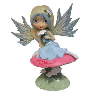 The Hamilton Collection Large Magical Garden Fairy Joy Figurine by Jasmine Becket-Griffith 12-inches