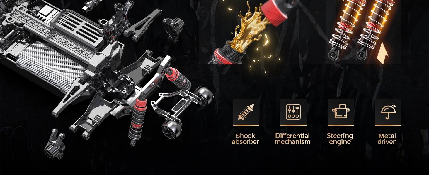 DEERC 9309E All Terrain Fast RC Cars 40KPH,4WD Electric Off-Road Remote Control Monster Truck,2.4Ghz High Speed Car,Waterproof Monster Truck with 2 Batteries DEERC 9309E All Terrain Fast RC Cars 40KPH,4WD Electric Off-Road Remote Control Monster Truck,2.4Ghz High Speed Car,Waterproof Monster Truck with 2 Batteries