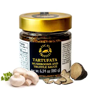 Luca's Truffles Black Truffle Patè 6.34oz (180g) - Truffle Sauce 100% Made in Italy - Vegan, Gluten-Free, Cholesterol-Free – Truffled Italian Seasoning