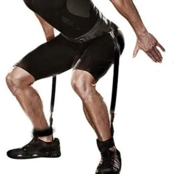 Rebounder Belt Vertical Jump Training Equipment - Boosts Leg Strength, Balance, Explosive Power, Agility & Flexibility for Basketball, Volleyball with Customized Services, Workout, Endurance, Improve Leg Strength, Adjustable, Increase Vertical Jump, Leg E