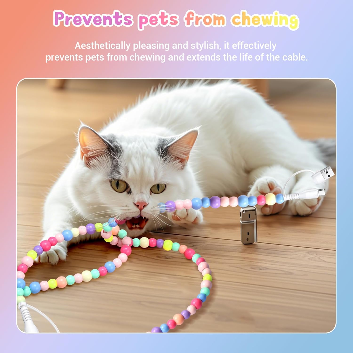 4 in 1 Beaded Charging detachable Cords stylish shine Fit for All Device USB-A,USB-C & Lightening for iPhone 15/16/17 Samsung Type-C Cellphone