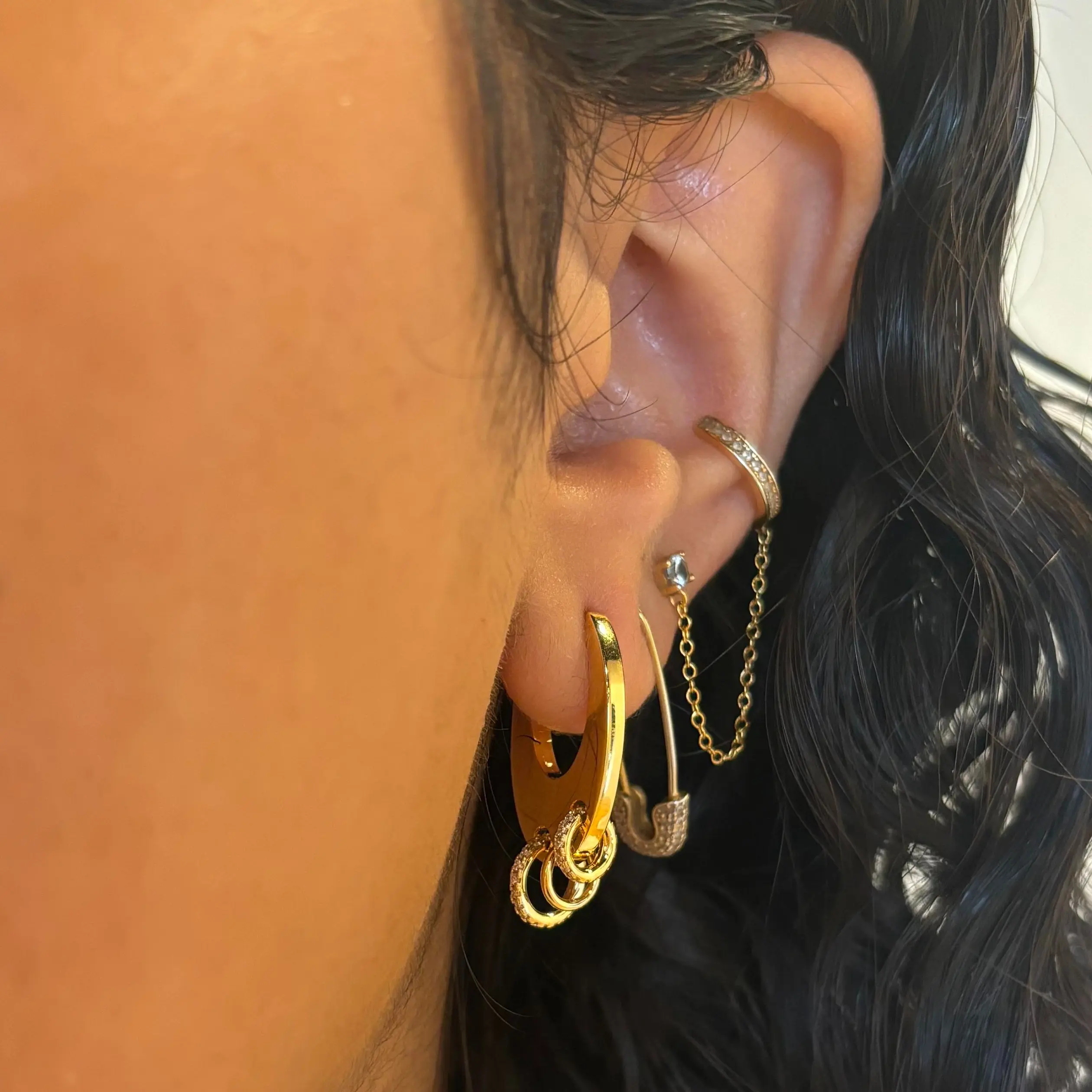 Protect Your Paris Earring with CZ Rings