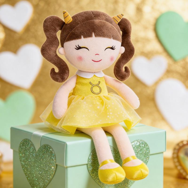 Princess Zodiac Doll 16 Inch Plush Toy – Handmade Soft Doll for Girls –  Zodiac Gift, Birthday Gift, Christmas Gift, Valentine’s Day Gift, Plush Doll for Kids