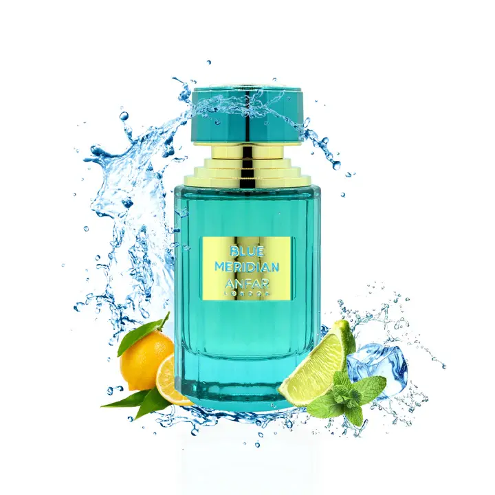 Anfar London Blue Meridian Eau de Parfum for Women 3.4oz/100ml Spray Top Notes: Blue Fruity Base Notes: Aqua Marine NEW IN BOX