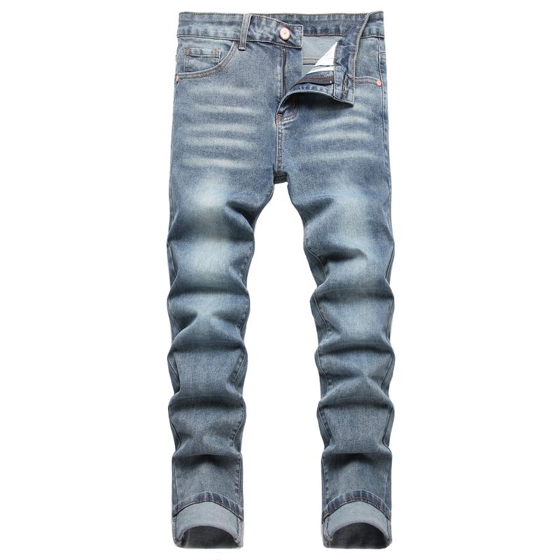 JUNBAOSS Men's Slim Fit Stretch Jeans Ripped Skinny Jeans for Men, Distressed Straight Leg Fashion Casual Popular Chic Comfort Flex Waist Denim Pants, Menswear Classic Street Style Cotton Fabric Jean Natural Hipster Personalized Stylish Jeans with Pockets JUNBAOSS Men's Slim Fit Stretch Jeans Ripped Skinny Jeans for Men, Distressed Straight Leg Fashion Casual Popular Chic Comfort Flex Waist Denim Pants, Menswear Classic Street Style Cotton Fabric Jean Natural Hipster Personalized Stylish Jeans with Pockets