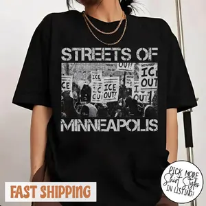Bruce Streets Of Minneapolis Right Now Shirt, Ice Out Shirt, Be Good Pretti Tee