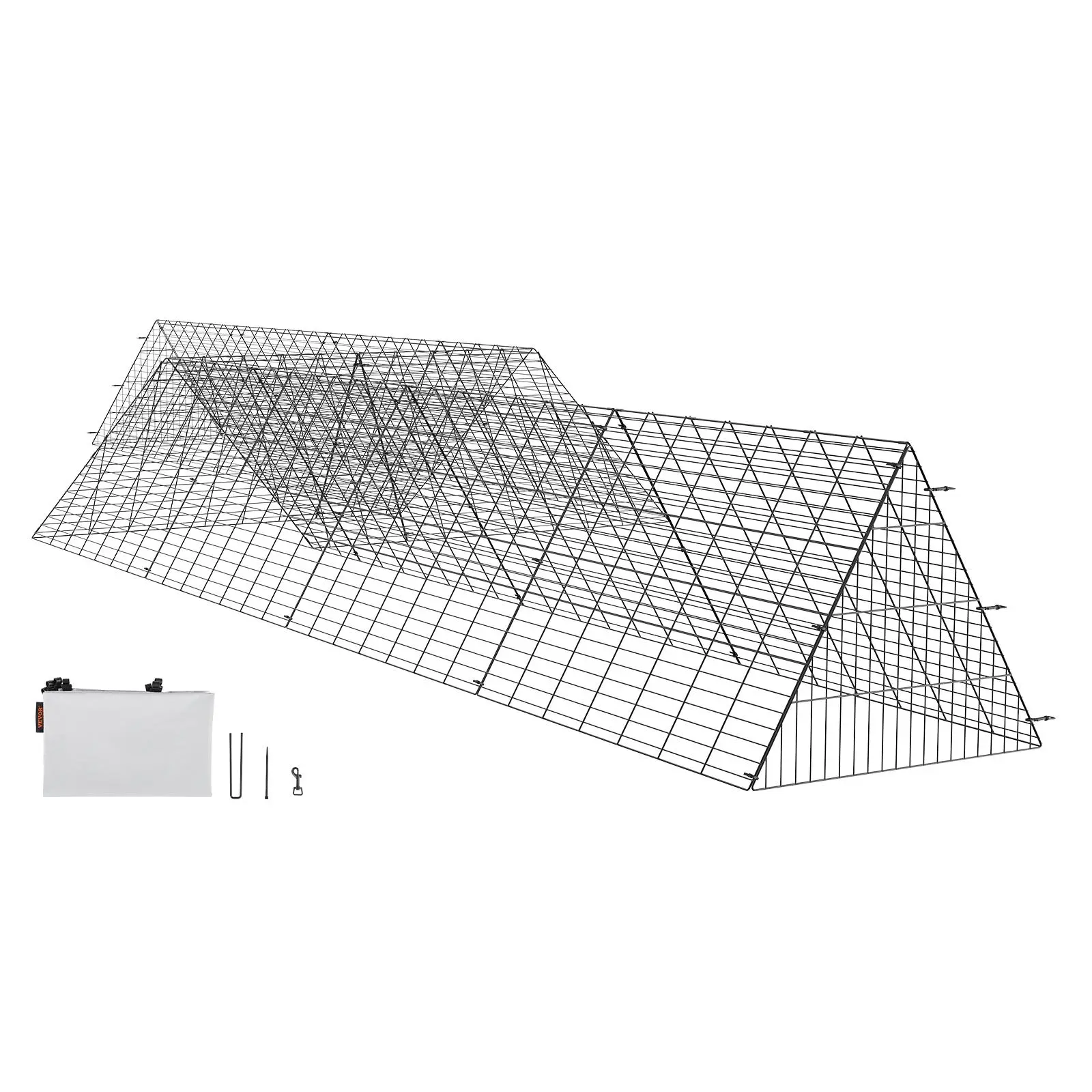 【SummerFinds】VEVOR Chicken Tunnels,  , 287 x 78.7 x 24.2 inch(LxWxH) Chicken Tunnels for Yard, Portable Chicken Tunnels for Outside with Corner Frames, 2 Sets, Suitable for Chickens, Ducks, Rabbits