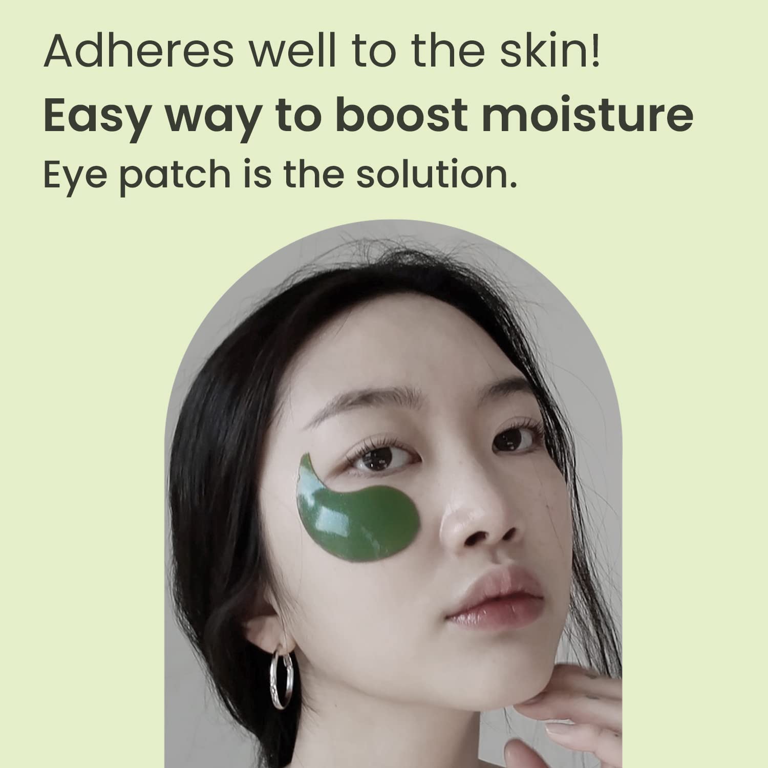 [Heimish] Matcha Biome Hydrogel Eye Patch (1.4g/0.05oz *60pcs) – Cooling, Brightening & Anti-Aging for Puffy Eyes, Dark Circles Springtok Calming