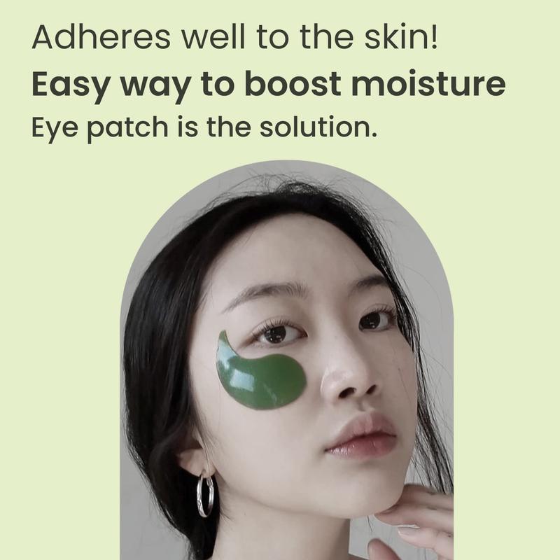 [Heimish] Matcha Biome Hydrogel Eye Patch (1.4g/0.05oz *60pcs) – Cooling, Brightening & Anti-Aging for Puffy Eyes, Dark Circles Springtok Calming