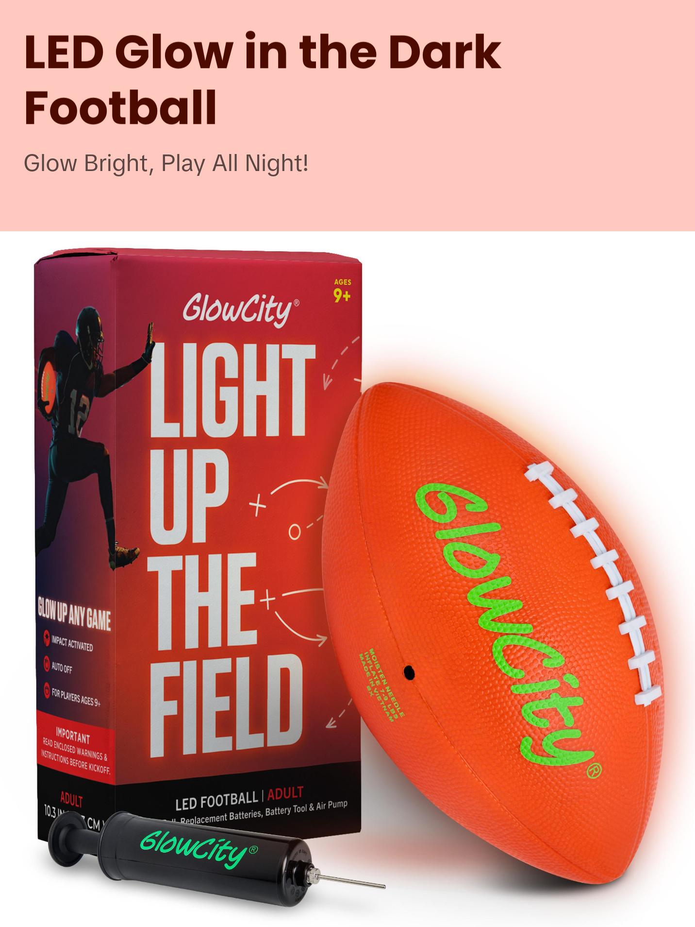 Glow in the Dark Light Up LED Football