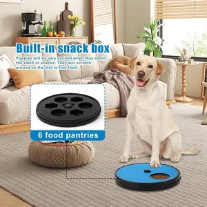 Dog Nail Scratch Board with Treat Box, Dog Nail File Toy, Scratching Board for Dogs, Shorten Dog's Side Nail Easier for Small And Large Dogs
