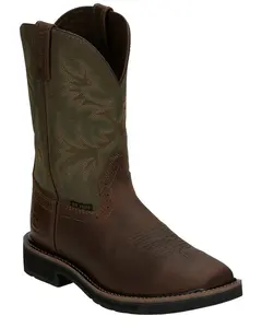 Justin Men's Driller Western Work Boot Steel Toe - Se4688