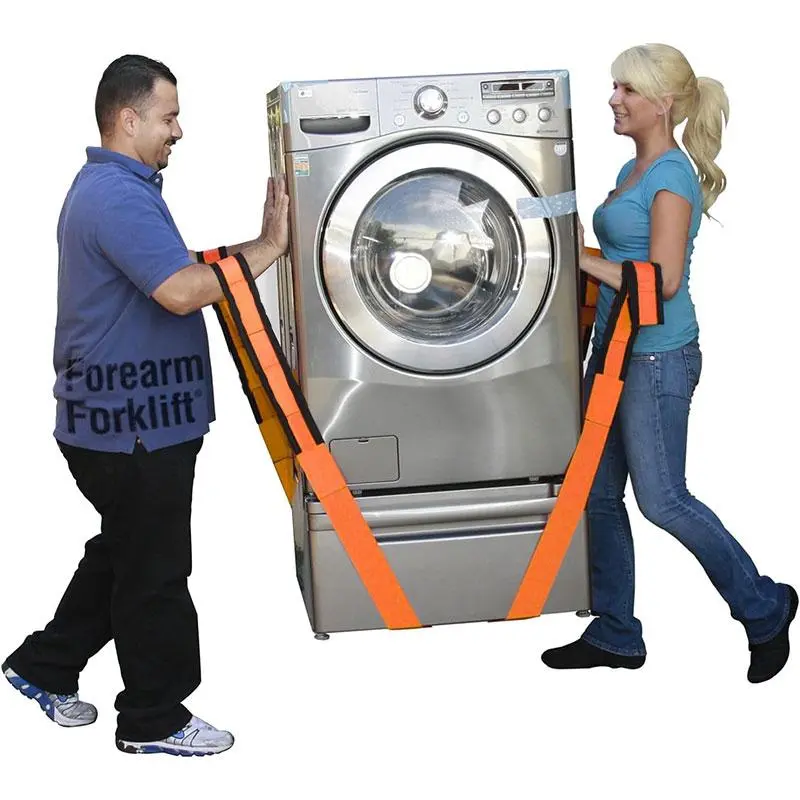 Forklift 2-person Lifting and Moving Straps, 4 Counts/set Durable and Sturdy Straps, Straps for Move and Carry Furniture, Appliances, Mattresses, Heavy Duty Rope, Tension Rope, Car Accessory