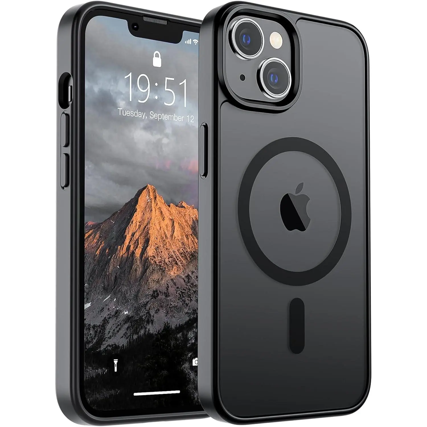 Magnetic phone case for iPhone 17/16/16E/15/14/13/12/11 promax pro plus  (Compatible with MagSafe)(10 FT Military Grade Drop Protection) Slim Translucent Matte Shockproof Phone Cover,Soft Skin‑Friendly Touch,back to school,back to school haul