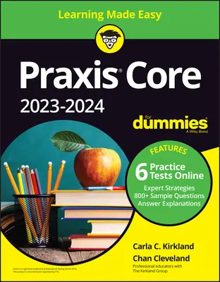 USED Book - PRAXIS Core 2023-2024 for Dummies with Online Practice by Kirkland, Carla C. (Paperback) - english