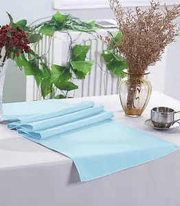 13"x108" Premium Polyester (240 GSM) Table Runners - Baby Blue (1pc)
