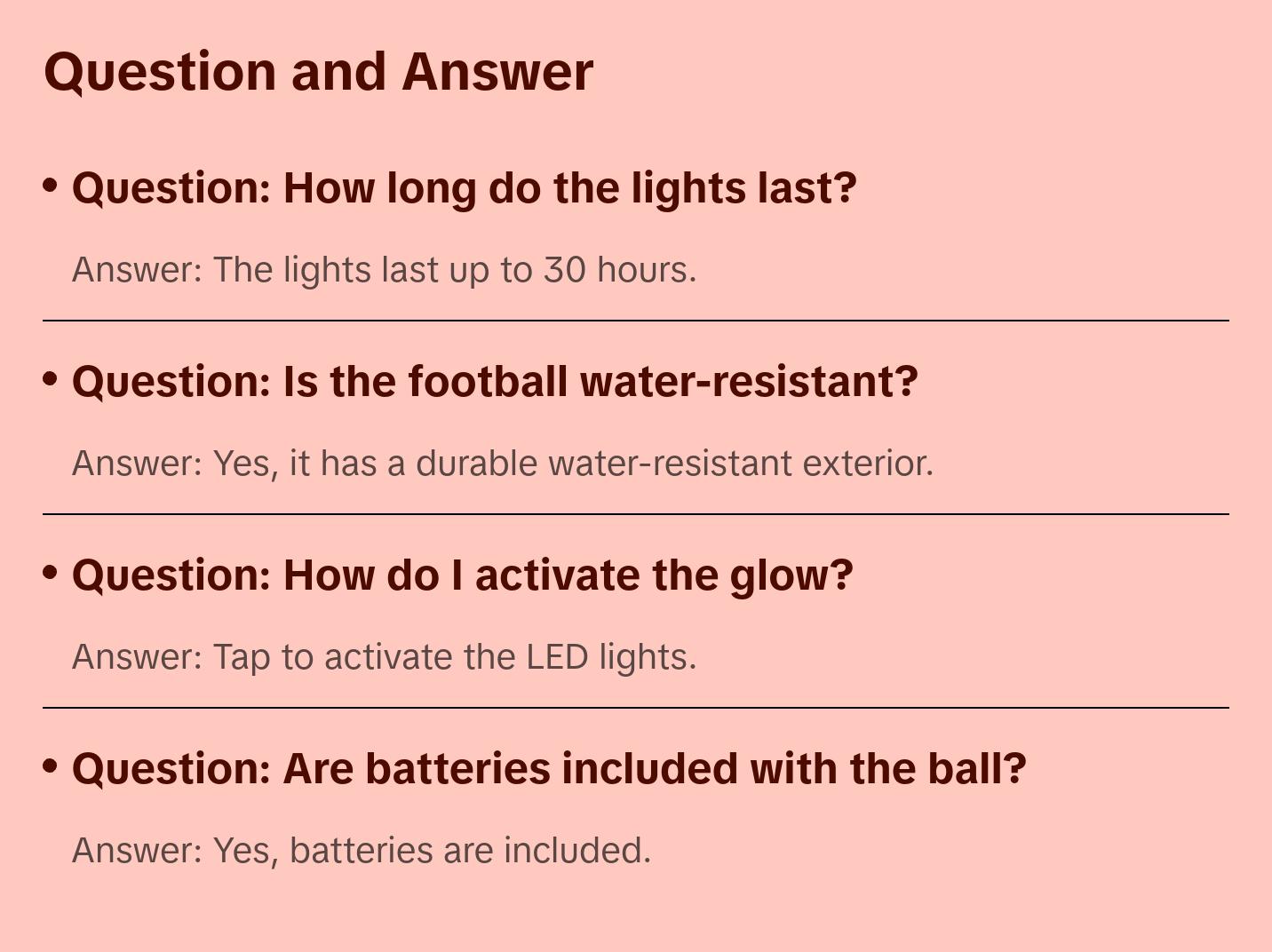 Glow in the Dark Light Up LED Football