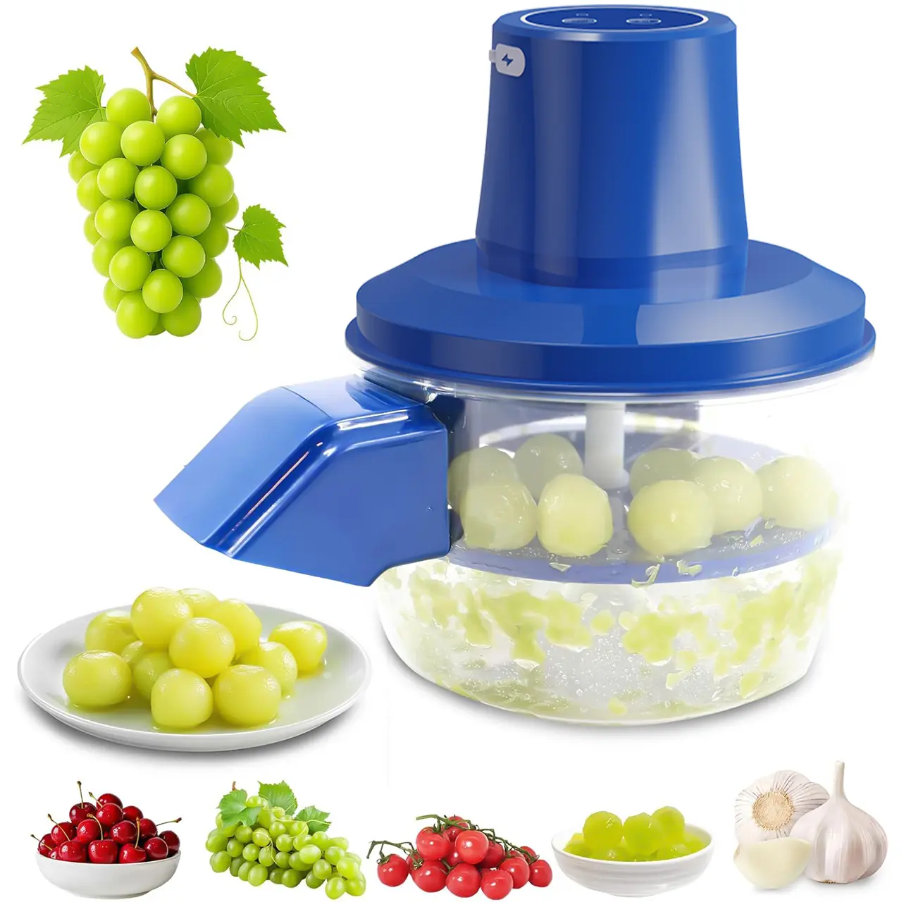 Stainless Steel Blade Electric Peeling Machine - Rechargeable 1300mAh Type-C Fruit & Vegetable Utensil, Portable Automatic Skin Remover for Garlic, Chestnuts, Handy Easy-to-Use & Clean Kitchen Gadget Gift