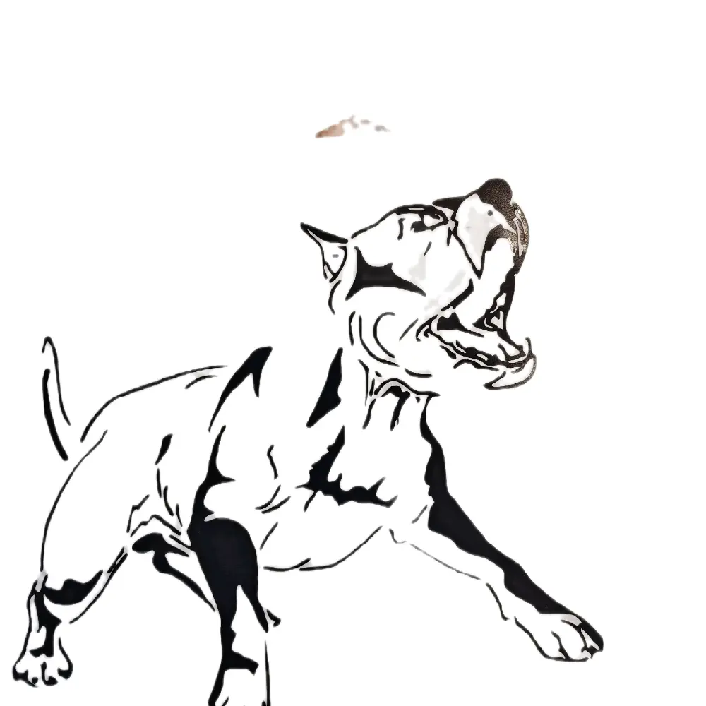 Pitbull, Gamedog, Bully, Dog, Mans best friend, Country Bluecollar decal doggy dog sticker for cars or trucks