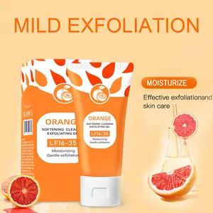 Orange Exfoliator - Gently cleanses skin, infused with natural orange essence, delicately cares for skin, provides moisturizing nourishment, leaving skin smooth, supple and comfortably fresh.