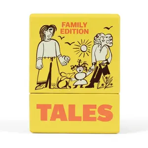 TALES Family Edition - 150 Conversation Cards for Family Games, Dinners, and Gatherings - Perfect for Adults Teens and Kids - Prompts for Meaningful Connections