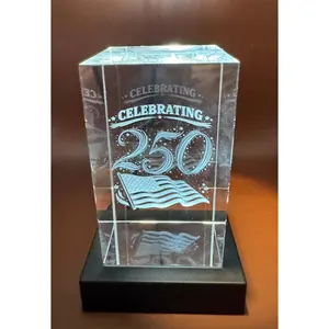 Engraved Crystal - 250th