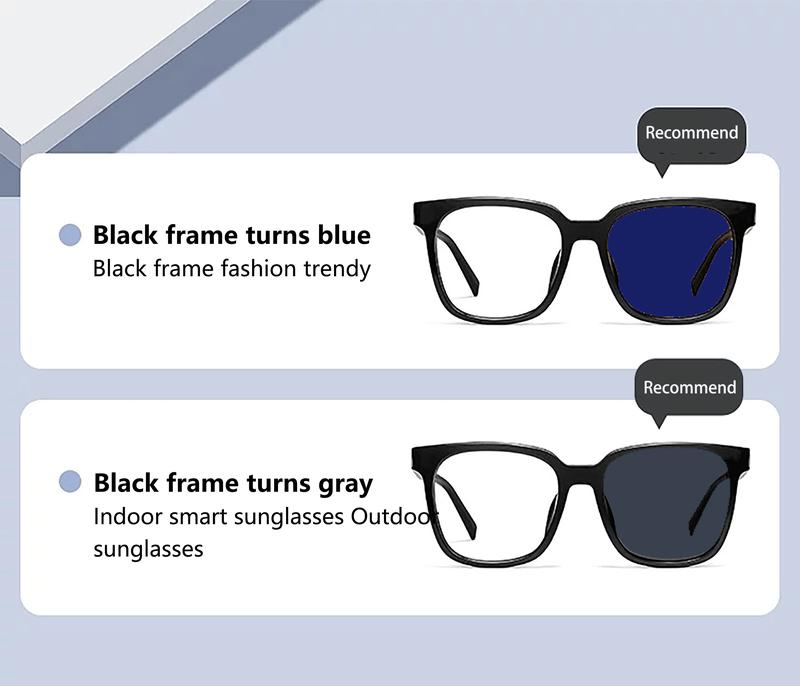 Airmars GV90AI Smart AI Translation Glasses with Bluetooth Headphones, Sliding Dimming & Color Changing Lenses, UV Protection, One-Touch Multi-function Control, Easy-to-Use Wearable