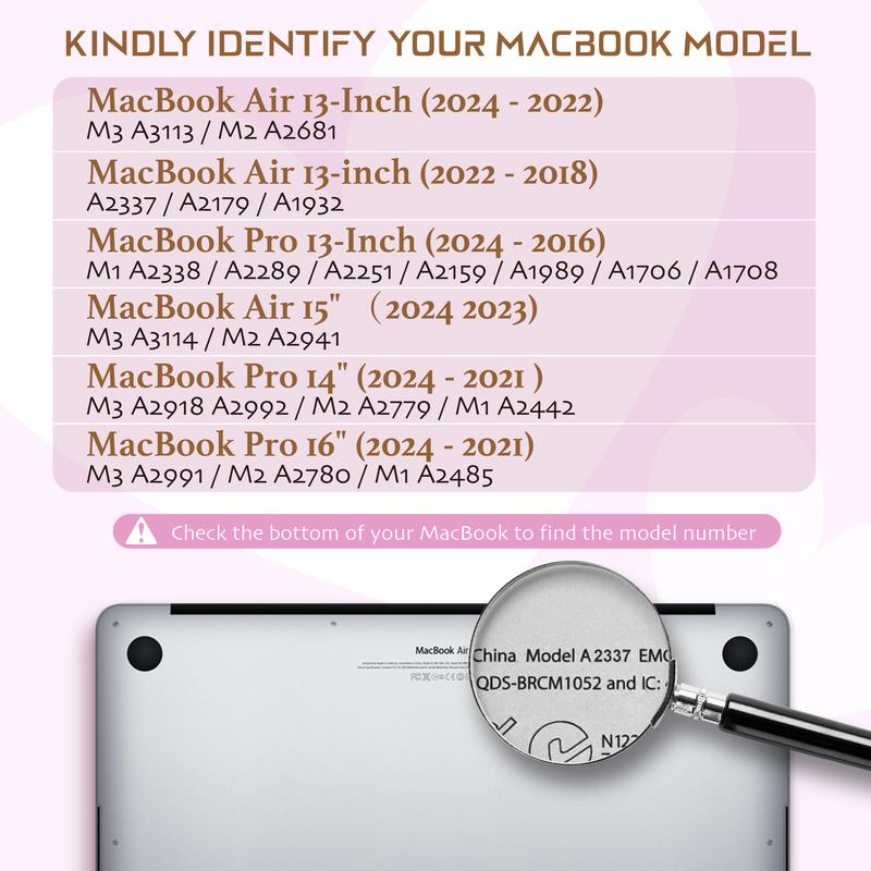 Casing Bee Bow Crush Hard Shell MacBook Case