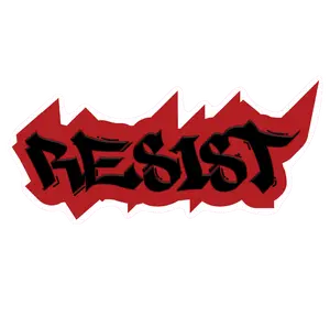 Resist Sticker
