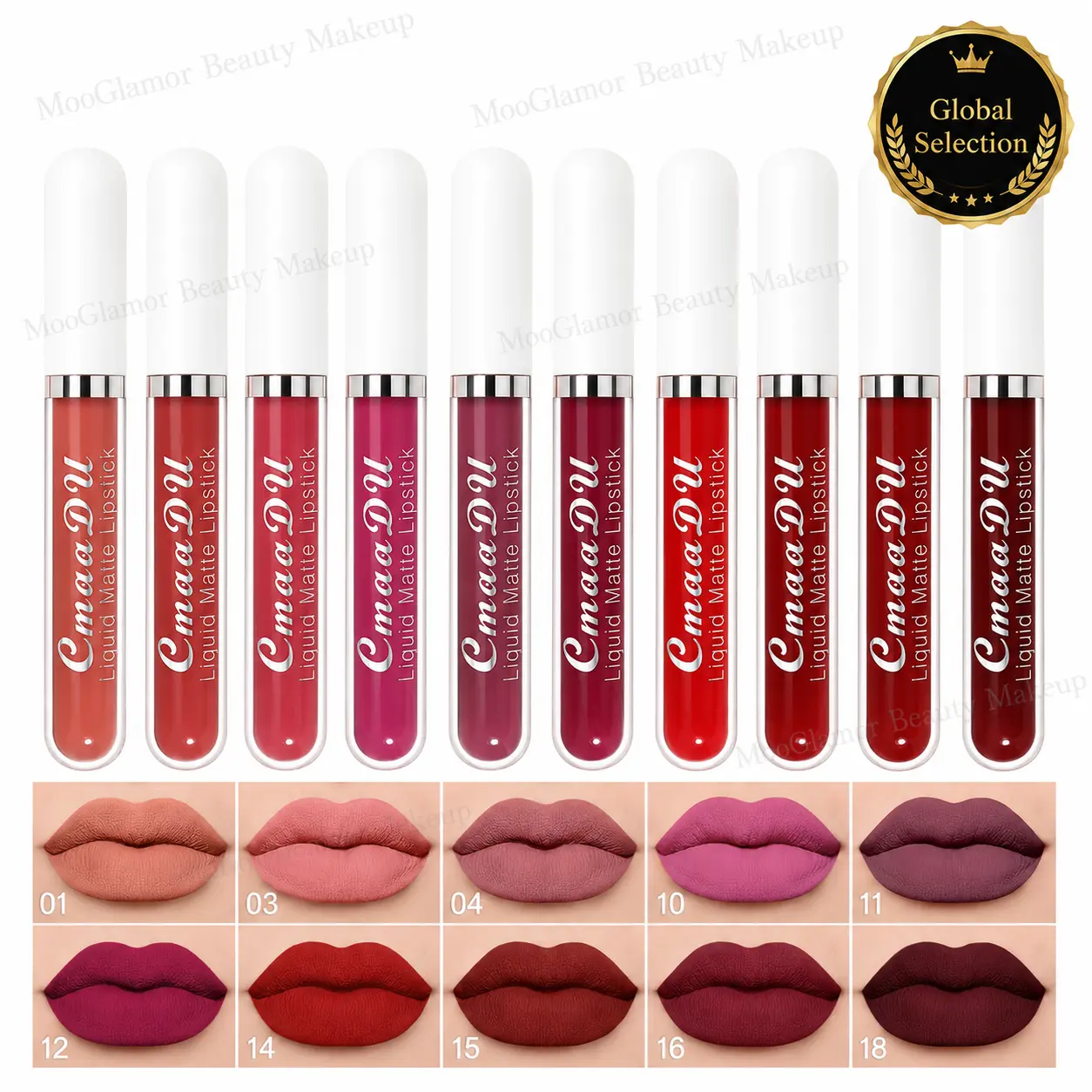 10Pcs Matte Liquid Lipstick Set Long Lasting Smooth Makeup Transferproof Waterproof Non Drying Highly Pigmented Lipgloss Suitable Beginners Cosmetics DealsForYouDays
