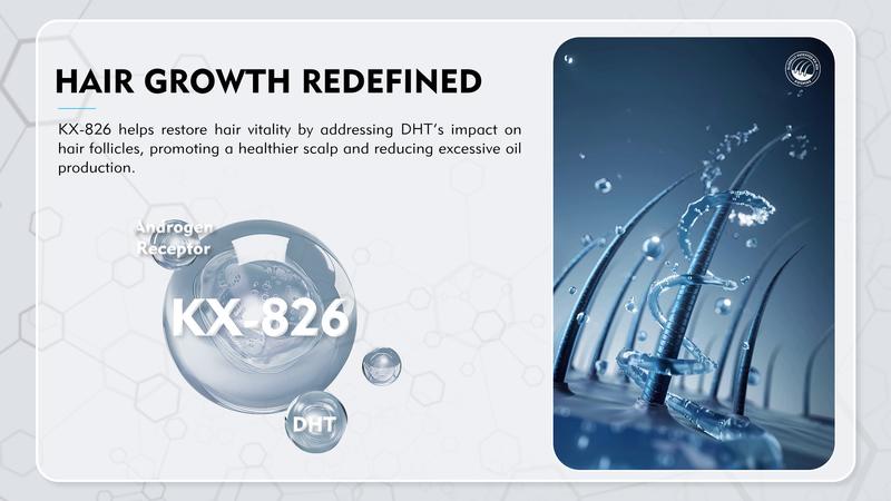 KOSHINÉ 0.5% KX-826 Anti-Hair Loss Solution is suitable for androgenic hair loss and can be used by both men and women（ Blue Bottle）