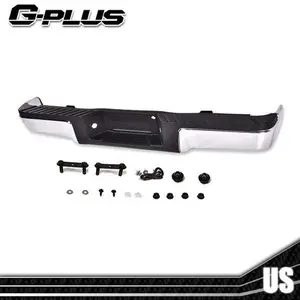 New Rear Step Bumper Assembly Chrome Fit For 2009-2014 Ford F150 F-150 Pickup