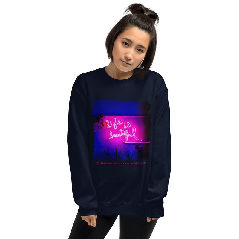 Life is Beautiful ❤️ - Unisex Sweatshirt (Available in Various Colors 💖💙💜)