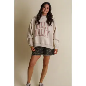 Dilly Dally Mock Neck Sweatshirt