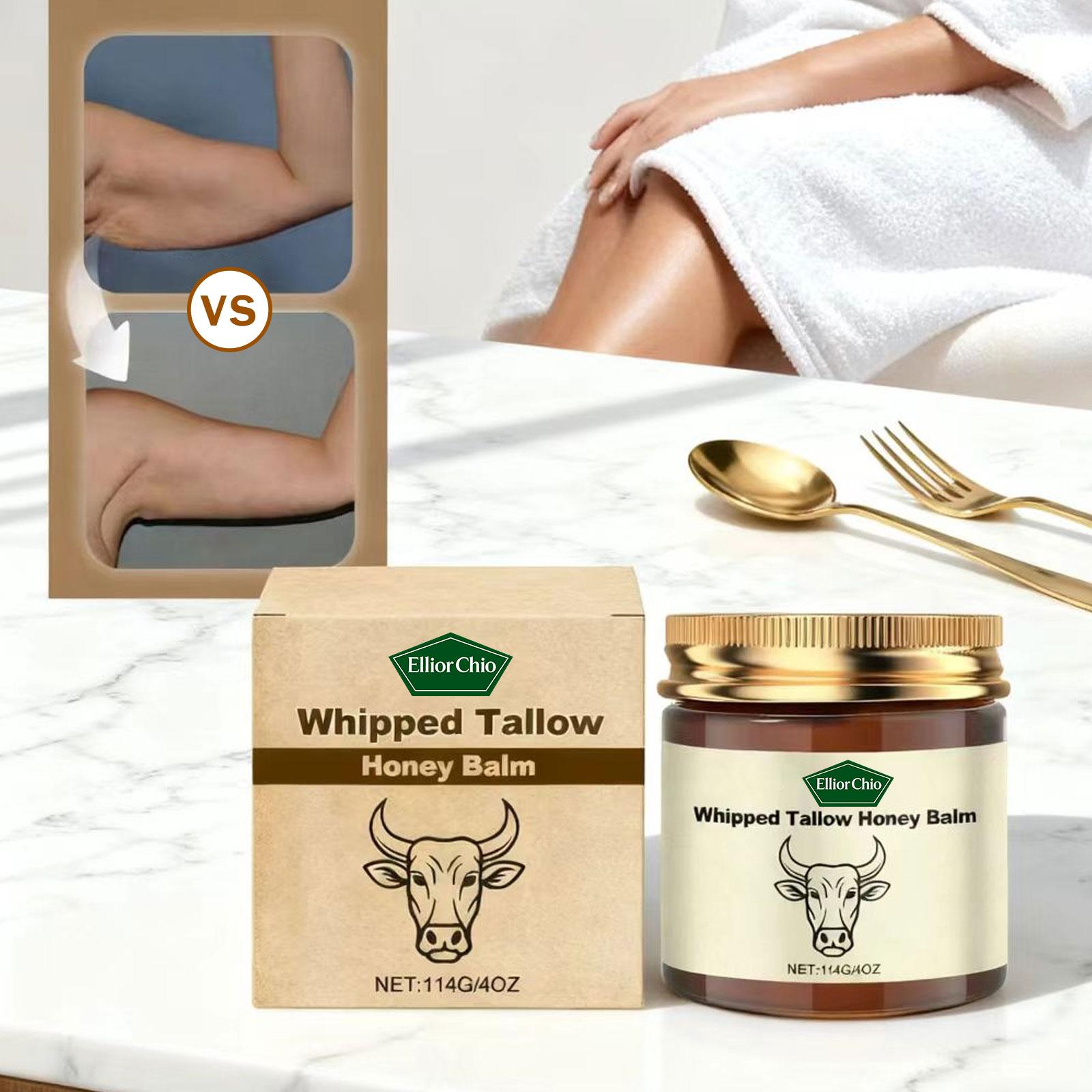 Whipped Grass-Fed Beef Tallow Honey Balm - 4 Oz,Moisturizing Cream for Soft, Smooth Skin - Handmade All-Natural Moisturizer - Lavender,hydrating, comfort, moisture boost cream, luminous firming cream, body care, hydrating dry skin Whipped Grass-Fed Beef Tallow Honey Balm - 4 Oz,Moisturizing Cream for Soft, Smooth Skin - Handmade All-Natural Moisturizer - Lavender,hydrating, comfort, moisture boost cream, luminous firming cream, body care, hydrating dry skin