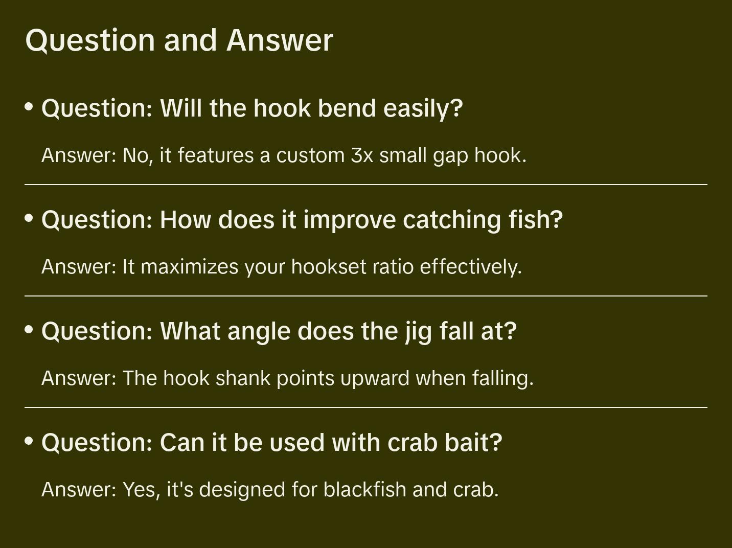 Jigging World V2 Blackfish Candy Jigs