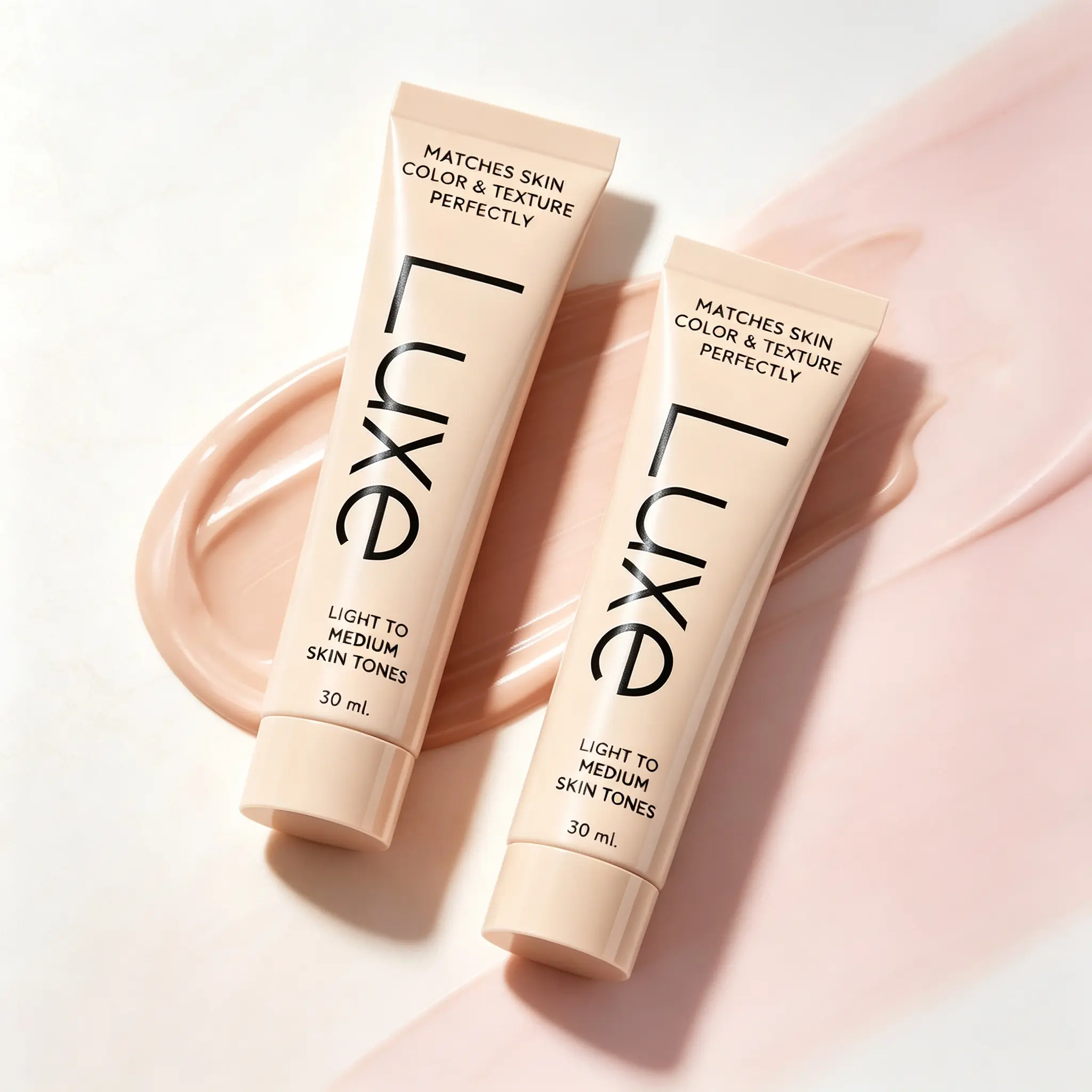 Luxe Auto Color Adjust Liquid Foundation Concealer, Intelligent Tone-Adaptive Base, Buildable Multi-Layer Coverage, Breathable Natural Flawless Skin-Like Finish for Daily Makeup