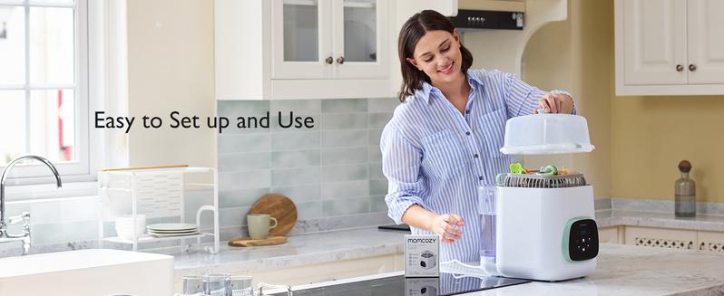 Momcozy KleanPal Pro Baby Bottle Washer - Sterilizer & Dryer Combo for Easy Cleaning - Bottle Washer Machine for All Bottles, Pump Parts & Baby Item Care - Save Time & Effort Momcozy KleanPal Pro Baby Bottle Washer - Sterilizer & Dryer Combo for Easy Cleaning - Bottle Washer Machine for All Bottles, Pump Parts & Baby Item Care - Save Time & Effort