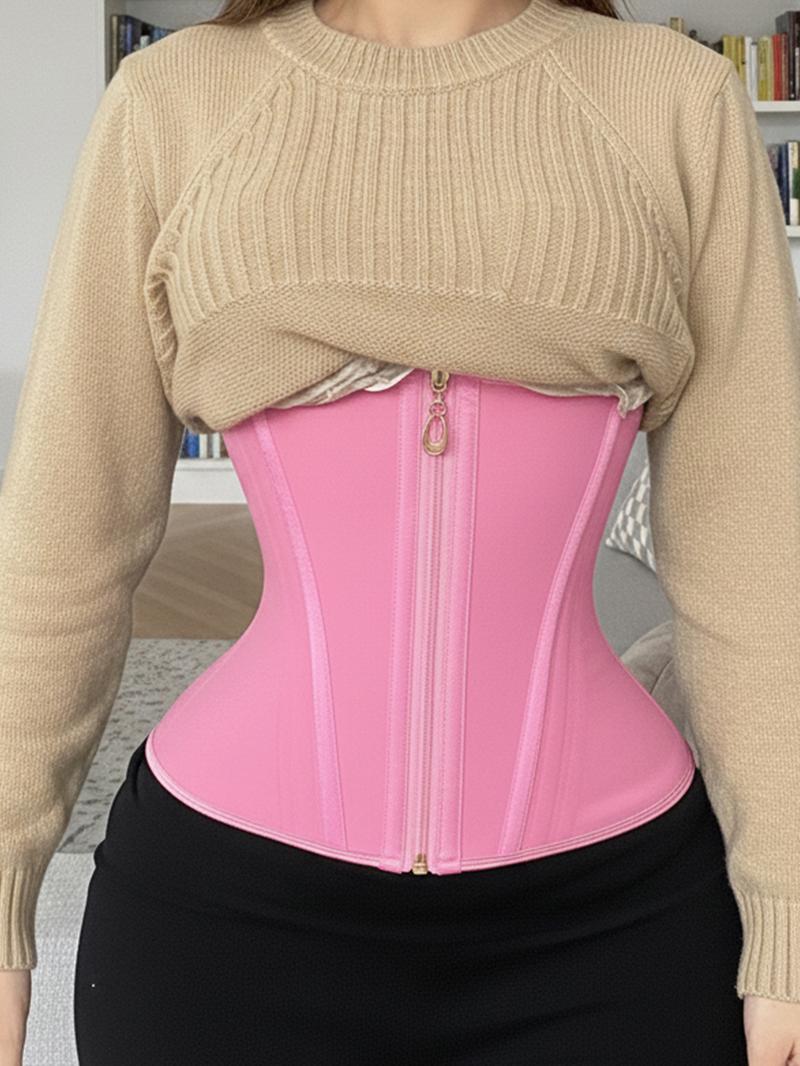 Women's sports belt, pure natural latex corset waist seal, suitable for daily yoga waist slimming, body shaping, body slimming and belly-tightening Columbia belt Shapewear Womenswear